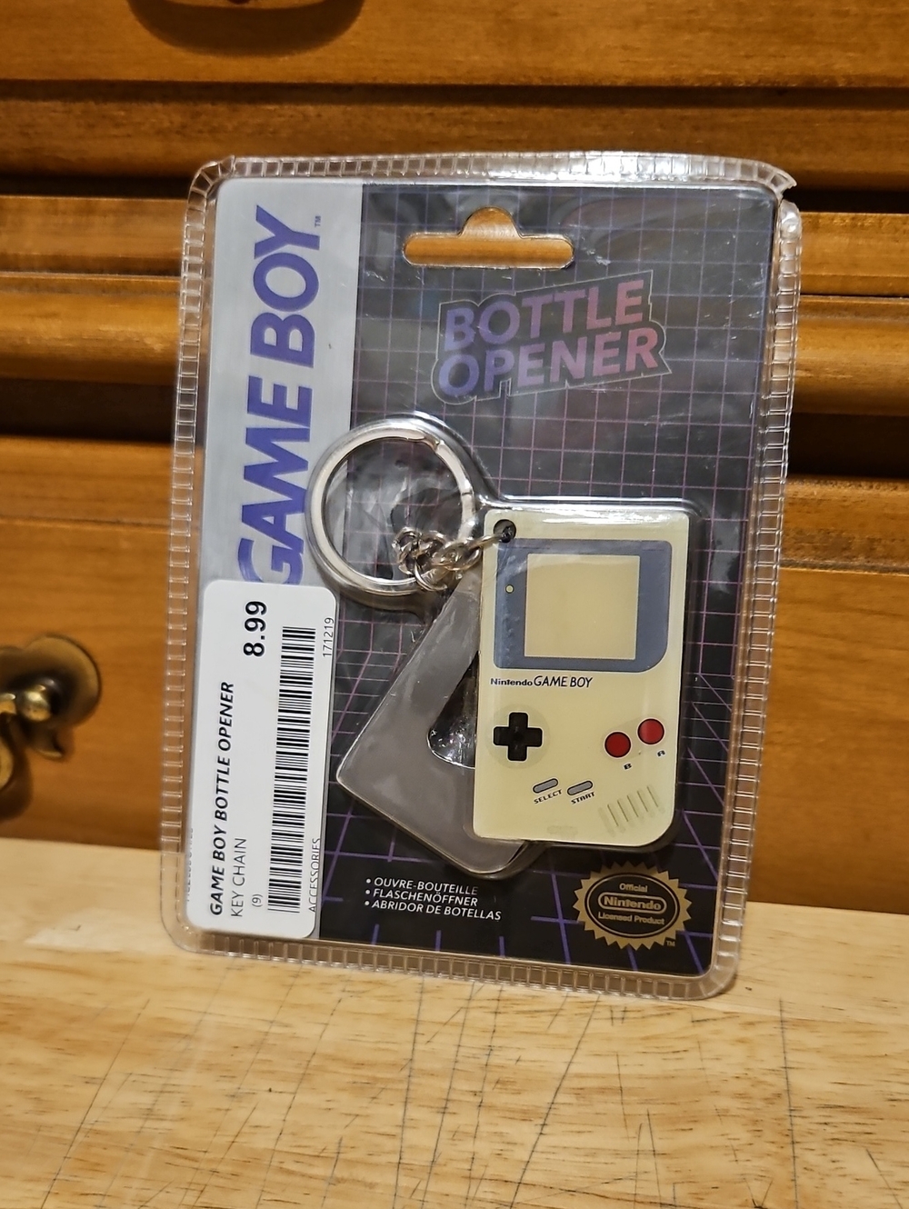 Nintendo Game Boy Bottle Opener Keyring GB New